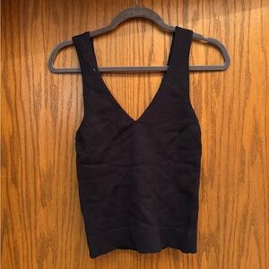 AUR The Label - black knit tank - women’s XS\S